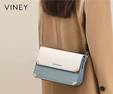 smart folio: Сумка через плечо VINEY, двухцветная - Размеры: 20 × 12,5 × 7,5 см - — 2