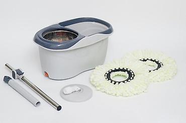 Хозтовары: Комплект швабры с ведром и центрифугой (spin mop) - Ведро с — 1