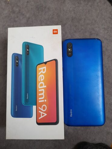 Redmi: Redmi, Redmi 9A, Б/у, 32 ГБ, цвет - Синий, 2 SIM