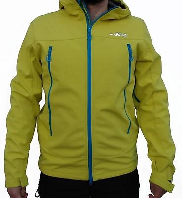 pull: Muška outdoor softshell jakna – žuta sa plavim rajsferšlusima - — 7