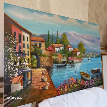 Şəkillər, tablolar: Rəssamlıq əsərləri – orijinal yağlı boya tablolarıÖlçü 130/90.  — 25