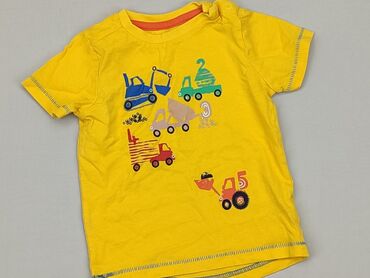 spodnie i koszula dla chlopca: Koszulka, Mothercare, 12-18 m, stan - Dobry