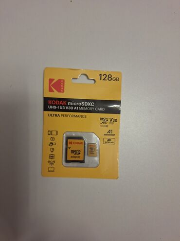 сколька стоит плейстейшен 4: Kodak microSDXC yaddaş kartı, 128GB həcmli. UHS-I U3 V30 A1