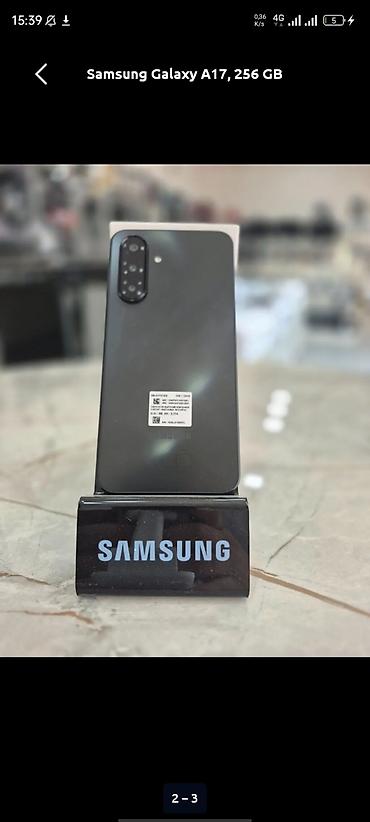 galaxy a: Samsung Galaxy A17, 256 GB, rəng - Qara, Zəmanət — 2
