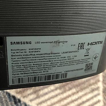 windows surface: Монитор Samsung 24" LED — модель S24F354FHI (код модели — 2