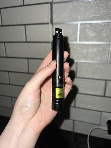 прос: Мощная зелёная лазерная указка с USB-зарядкой - Зеленый луч высокой — 1
