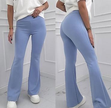 Pantalone: 🔥Ženske pantalone sa zvonastim nogavicama – više boja
✅1900 din — 10