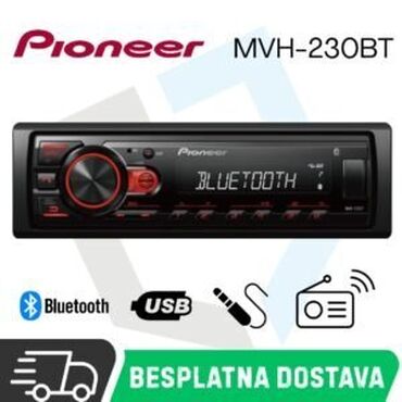 Audio oprema za auto: Auto radio SAL VB1100/RD. This is an audio player for cars, available — 7