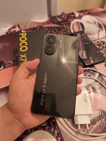 электронные зубные щетки: Poco X7 Pro, Б/у, 256 ГБ, цвет - Черный, 1 SIM, 2 SIM, eSIM