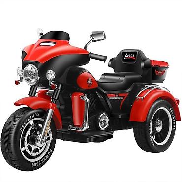 oyuncaq it: Yeni model uşaq elektrik motosikleti. üç təkərli akkumulyatorlu uşaq — 4