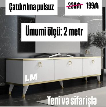 Мебель: _*TV STEND _TV altı*_ *Yeni və sifarişlə* 💥 Qiymətlər şəkillərin