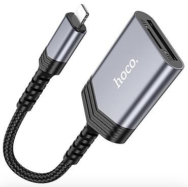micro cd: UA25, кард ридер, для Lightning на SD + TF, поддержка карт памяти до — 6