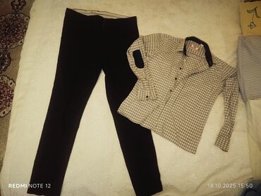 qadin pencekleri: Şalvar, Massimo Dutti, S, rəng - Qara