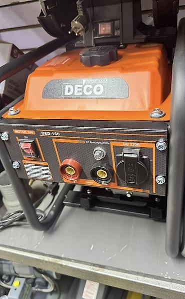 Инструменты: Сварочный генератор DECO DED-160 Компактная бензиновая электростанция — 2