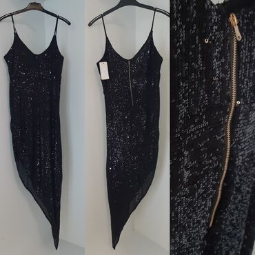 haljina spamukspandexkopcanje sa strane rajfeslus: Haljina NOVA sa etiketom Velicina M sa strane je neka skrgica ispala