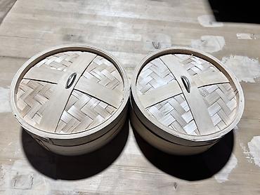 macbook 16: Бамбуковая пароварка (азиатская паровая корзина) - Материал — 2