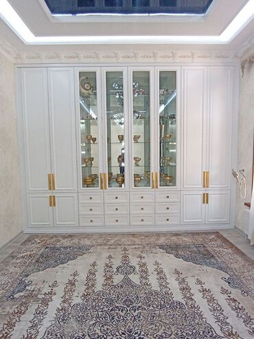 Шкафы для одежды: Шкаф для одежды, Новый, Прямой, МДФ — 6