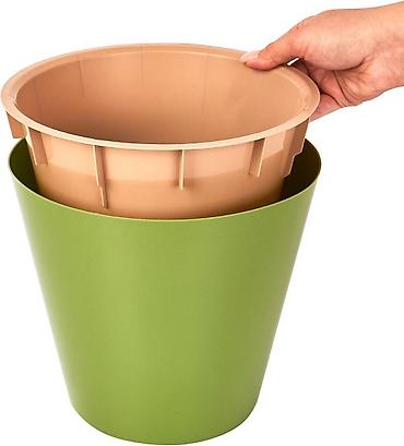 4 pot: Горшок для цветов с дренажной вставкой InGreen коллекция London — 2
