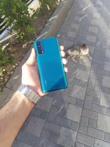 Мобильные телефоны и аксессуары: Huawei P smart 2020, 128 ГБ, цвет - Зеленый, Кнопочный, Отпечаток пальца, Face ID