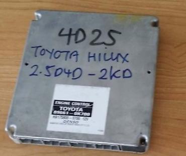ancel obd2 scanner: KOMPJUTER 2.5 D4D ZA TOYOTA HILUX OD 2006. DO 2023. GOD. | Svi — 1