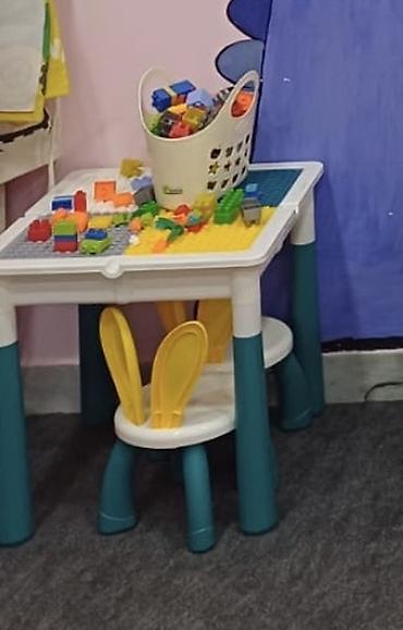 masa plasmas: Uşaq oyun və fəaliyyət masası dəsti. Yeni alinib, iki ay işlenib hec — 1