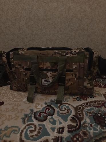 Спортивные сумки: Kamo rəngli iri tutumlu duffel çanta - Naxış: çoxrəngli kamuflyaj - — 1