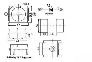 jacina sijalice: SMD DIODE 3528 - LED DIODA 3528 | SMD diode 3528 Diode za instrument — 2