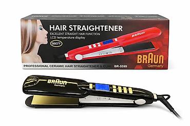 Бытовая техника: №: 13519 Məhsulun adı: Saç üçün düzləşdirici No Brand Professional — 2