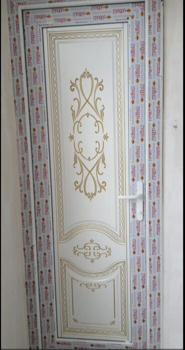 Plastik qapılar: Yeni Plastik qapı 80x200 sm Zamok və çərçivə ilə, Zəmanətli, Pulsuz quraşdırma, Pulsuz çatdırılma, Rayonlara çatdırılma — 22