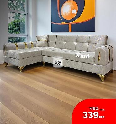 Künc divan – zərif dizayn və rahatlıq bir arada. - L‑şəkilli künc