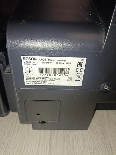 Принтеры: Epson L805 6 цветов Wi-Fi печать с телефона Пробег 5000 страниц — 5