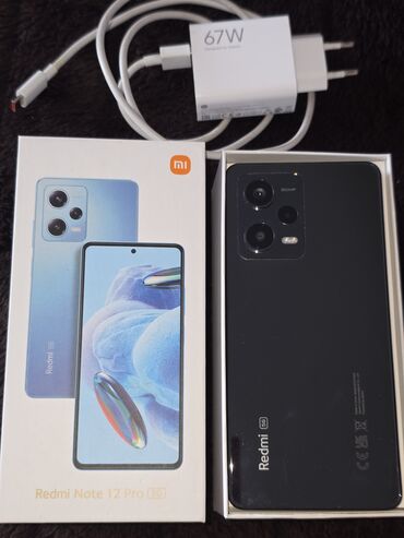 xiaomi redmi note 9 pro max цена в бишкеке: Redmi, Redmi 12 5G, Колдонулган, 256 ГБ, түсү - Кара, 1 SIM