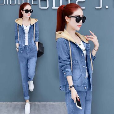 тойские платья: Новый джинсовый костюм