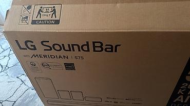 Açıldı ancaq yoxlanıldı Qutusu qoyuldı LG Sound Bar S75 (with