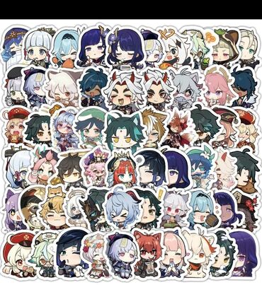 стикеры emoji: 🎨 Стикеры Genshin Impact — Chibi-версия 🌟 Любишь Genshin Impact? Тогда