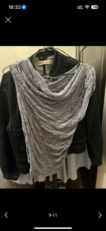 Futbolkalar: Futbolka, Zara, M, rəng - Mavi — 11