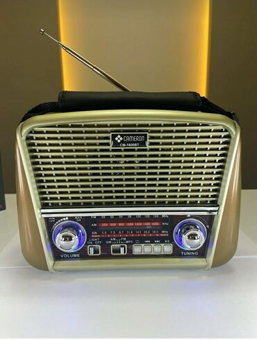 Radio: Nostalji görünüşlü səs gücləndirici Fm radio Bluetooth USB flashkart — 7
