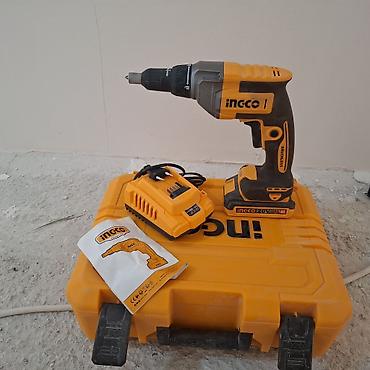 mehraba: INGCO 20V Simsiz Alçıpan Vintqapayan Seti Məhsul: INGCO Cordless — 1
