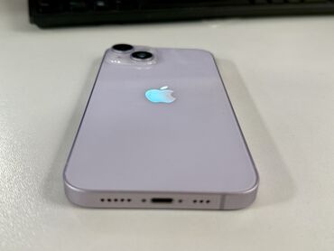 Apple iPhone: IPhone 14, Б/у, 128 ГБ, Deep Purple, 90 %