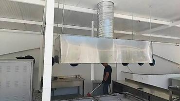 fritöz: Peşəkar mətbəx üçün paslanmaz poladdan havalandırma sistemi və — 1