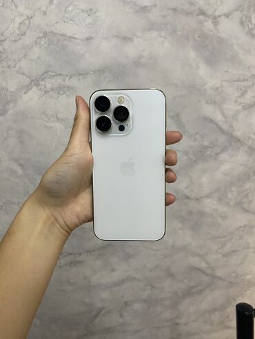 экран айфон 13: IPhone 13 Pro, Колдонулган, 256 ГБ, Ак, Коргоочу айнек, Каптама, 82 %