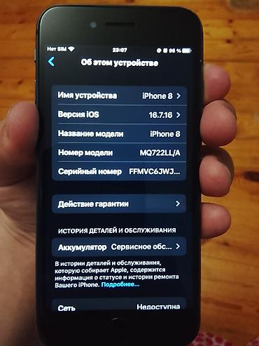 irshad telecom iphone 8: IPhone 8, 64 GB, Space Gray, Simsiz şarj — 3