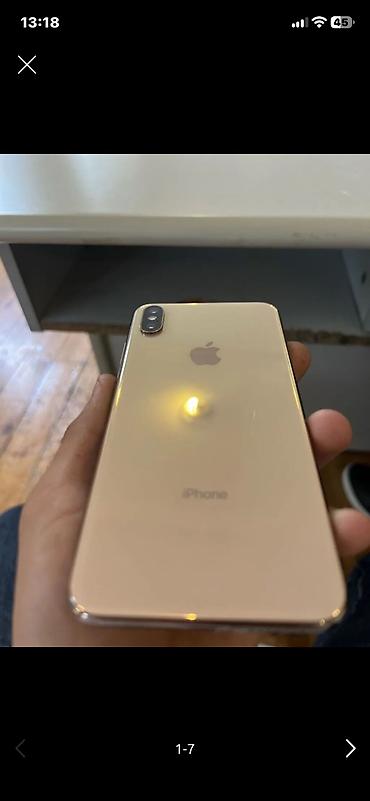15 iphone: IPhone Xs Max, 256 GB, Qızılı, Face ID — 8