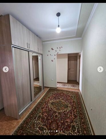 3 комнатная квартира 104 серии бишкек: 2 бөлмө, 68 кв. м, 106-серия жакшыртылган, 1 кабат, Косметикалык ремонт