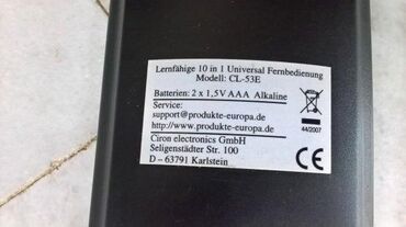 Aksesoari za TV i video: 1. Universal-daljinski 10in1 Modell CL53E 2. 4 in 1 daljinski — 7