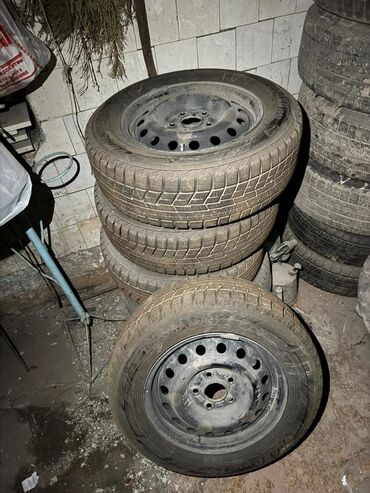 для зимы: Дөңгөлөктөр монтажда 195 / 65 / R 15, Кыш, Жаңы, Комплект, Темир, тешиктери - 5