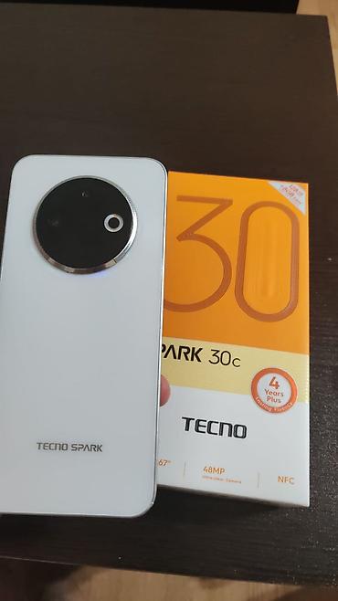 Tecno Spark 30C, 128 GB, rəng - Ağ, Sensor