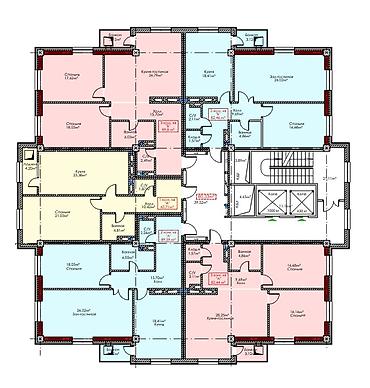 Продажа квартир: 2 комнаты, 90 м², Южная Магистраль Элитка, 10 этаж, ПСО (под самоотделку) — 5