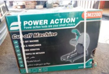 фрезы для мотоблока: Станок отрезной по металлу Power Action CM2200 - Тип: стационарная