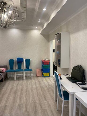 иссык ата отдых: 2 бөлмө, 55 кв. м, Элитка, 5 кабат, Евроремонт
